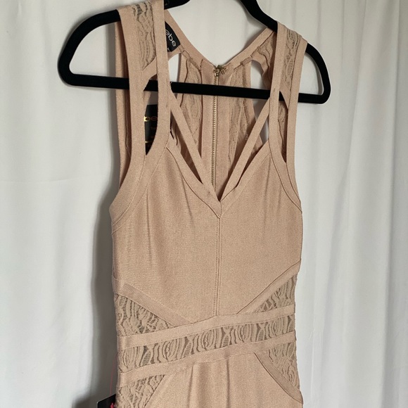 BEBE Alana Lace Bandage Dress - Picture 3 of 6